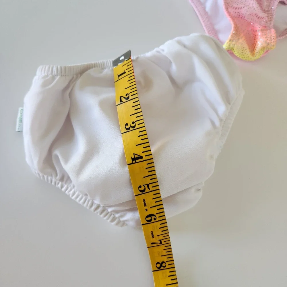 Baby Girl Bathing suit Reusable Absorbent Swim Diaper Pull On Bundle 12 months